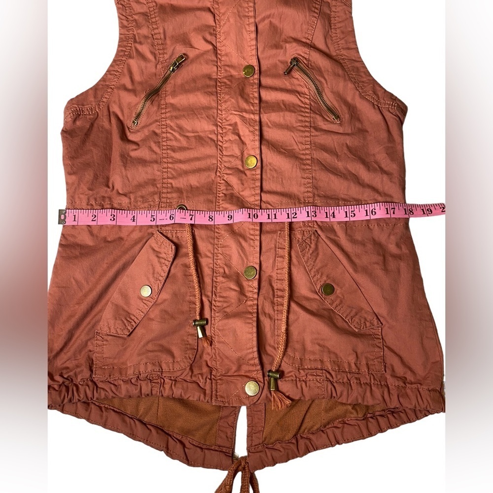 Snobbish Collection Utility Vest Size Small Rust - Picture 10 of 13